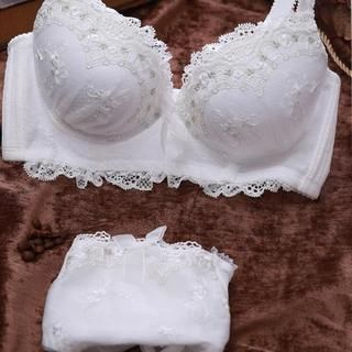 HYG Lingerie Set: Lace Embroidered Bra + Panties