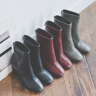 JUSTONE Chunky-Heel Ankle Boots