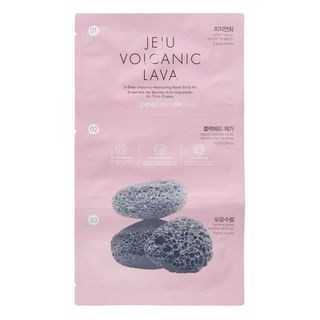 THE FACE SHOP - Jeju Volcanic Lava 3-Step Impurity-Removing Nose Strip Kit - Nasenreinigungsstreifen