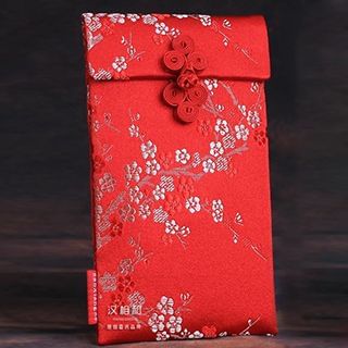 Jacquard Bloom Fabric Red Pocket