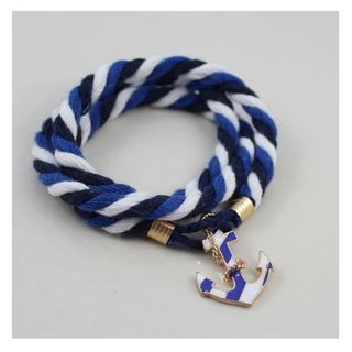 KELA Anchor Woven Layered Bracelet