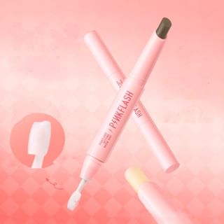 Pinkflash - 2 In 1 Setting Brow Wax - 3 Types #Tp01 Clear - 1G