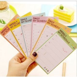 Hera's Place Schedule Note Pad