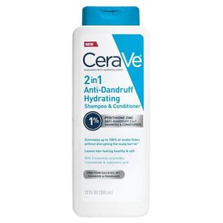 CeraVe - 2-In-1 Anti-Dandruff Hydrating Shampoo & Conditioner 355ml