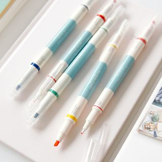 Full House Set of 5: Multicolored Double-Tipped Pens