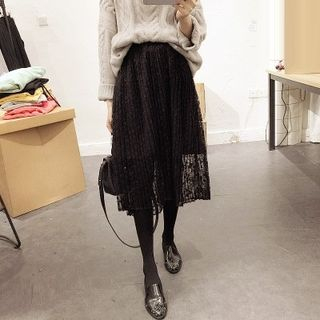 RUI Lace Panel Skirt