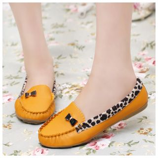 Honey Honey Leopard Loafers