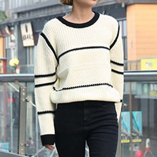 Eva Fashion Striped Sweater
