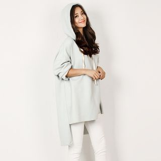 FASHION DIVA Cotton Blend Hooded Pullover