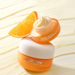 Colorkey - Orange Milk Makeup Cream - 2 Size #Makeup Cream - 50G