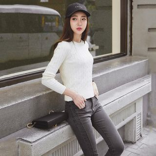 AC Cable-Knit Sweater