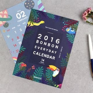 Full House 2016 Printed Foldable Desk Calendar(Medium)