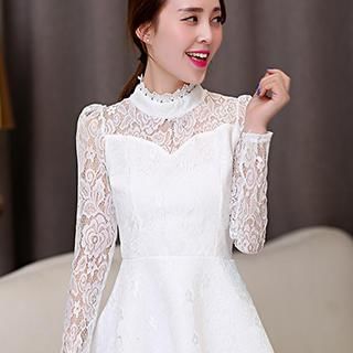 Romantica Lace Panel Dress