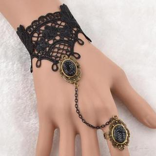 Trend Cool Crochet Ring Bracelet