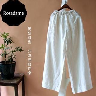 Rosadame Elastic-Band Pants