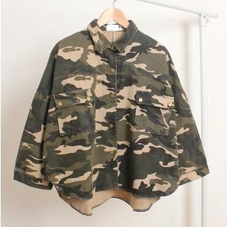 Momewear 3/4-Sleeve Camouflage Shirt