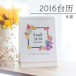 Cute Essentials Fruit 2016 Desk Calendar