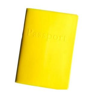 Digit-Band Silicon Passport Case Yellow - One Size