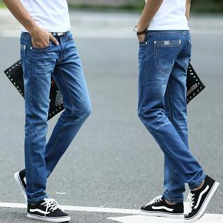 Kaleido Washed Slim-Fit Jeans