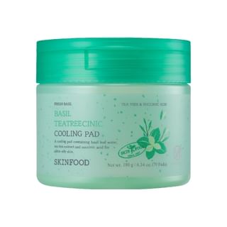 Skinfood - Basil Teatreecinic Cooling Pad 70 Pads