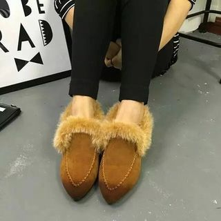 Chryse Furry Trim Loafers