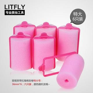 Litfly Hair Roller (36mm) (6 pcs) 6 pcs