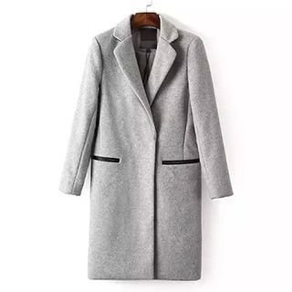 Chicsense Lapel-Collar Coat