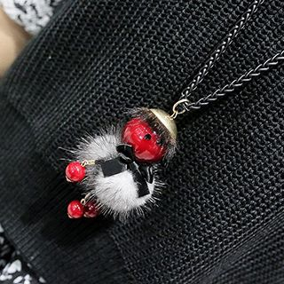 Ticoo Furry Doll Necklace