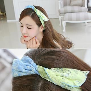 soo n soo Printed Laced Hair Band