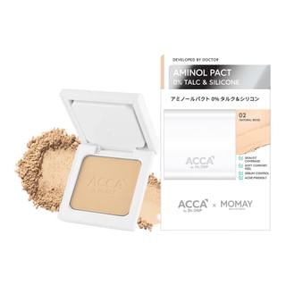 ACCA by Dr.DSP - x MOMAY Aminol Pact 0% Talc & Silicone 02 Natural Beige