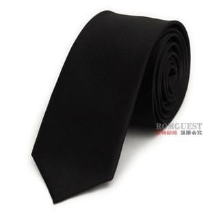 Romguest Slim Neck Tie Black - One Size