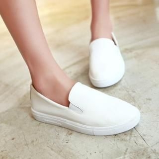 JY Shoes Plain Slip Ons