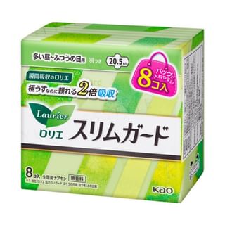 Kao - Laurier Speed Slim Guard Wing Feminine Pads 20.5cm 8 pcs