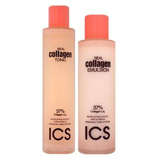 HANBUL ICS Real Collagen Set: Tonic 180ml + Emulsion 140ml 2pcs