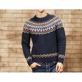 WOOD SOON Patterned Sweater