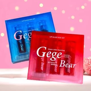 Gege Bear - BUY 3 GET 40% OFF - Set of 3: Dazzling Water Lip Gloss - 2 Types #A (1-3) - 2.5g x 3