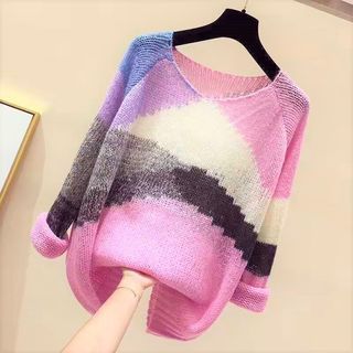 Color Block Sweater