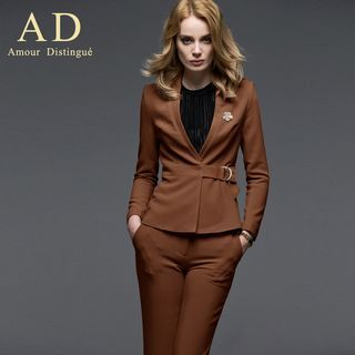 Aision Belted Blazer