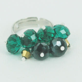 MyLittleThing Fancy Crystal Balls Ring One Size