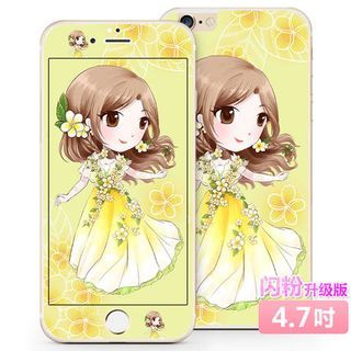 Kindtoy Girl Print iPhone 6 / 6s / 6 Plus Protective Film (Front & Back)