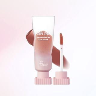 Pudaier - Pearlescent Mirror Liquid Lip Gloss - 8 Colors 01# Chestnut Brown - 3.5G