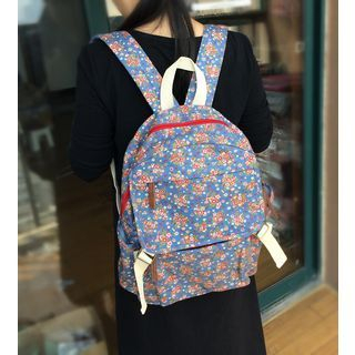 Layoom Floral Canvas Backpack