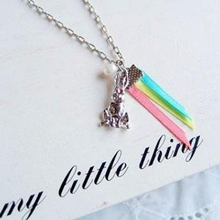 MyLittleThing Silver Sweet Bunny Necklace