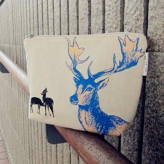 as it is Small Makeup Bag - Deer Beige - One Size