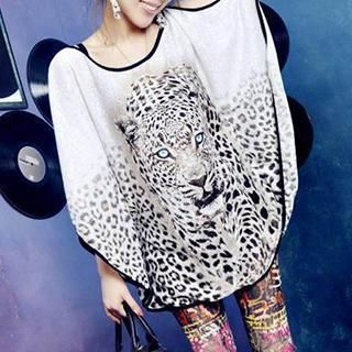 Dream Girl Off-Shoulder Leopard Print Top