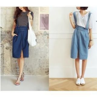 Sienne Denim Jumper Dress