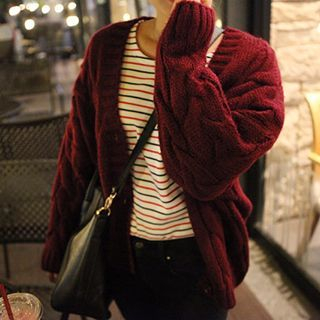 Jolly Club Cable-Knit Cardigan