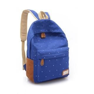 Crystal Dotted Canvas Backpack