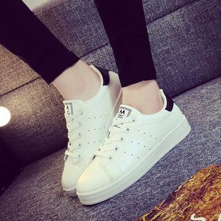 Solejoy Faux-Leather Sneakers