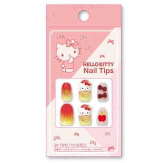Santan - Sanrio Hello Kitty Nail Tips 1 Set